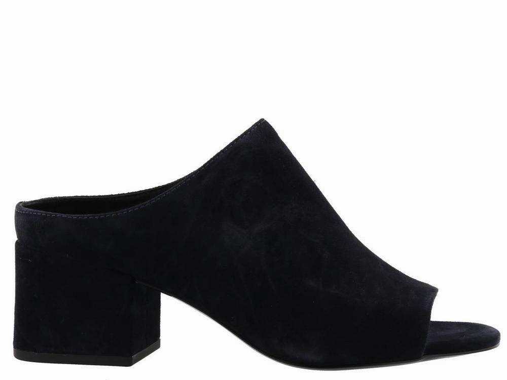3.1 Phillip Lim Cube Suede Mules