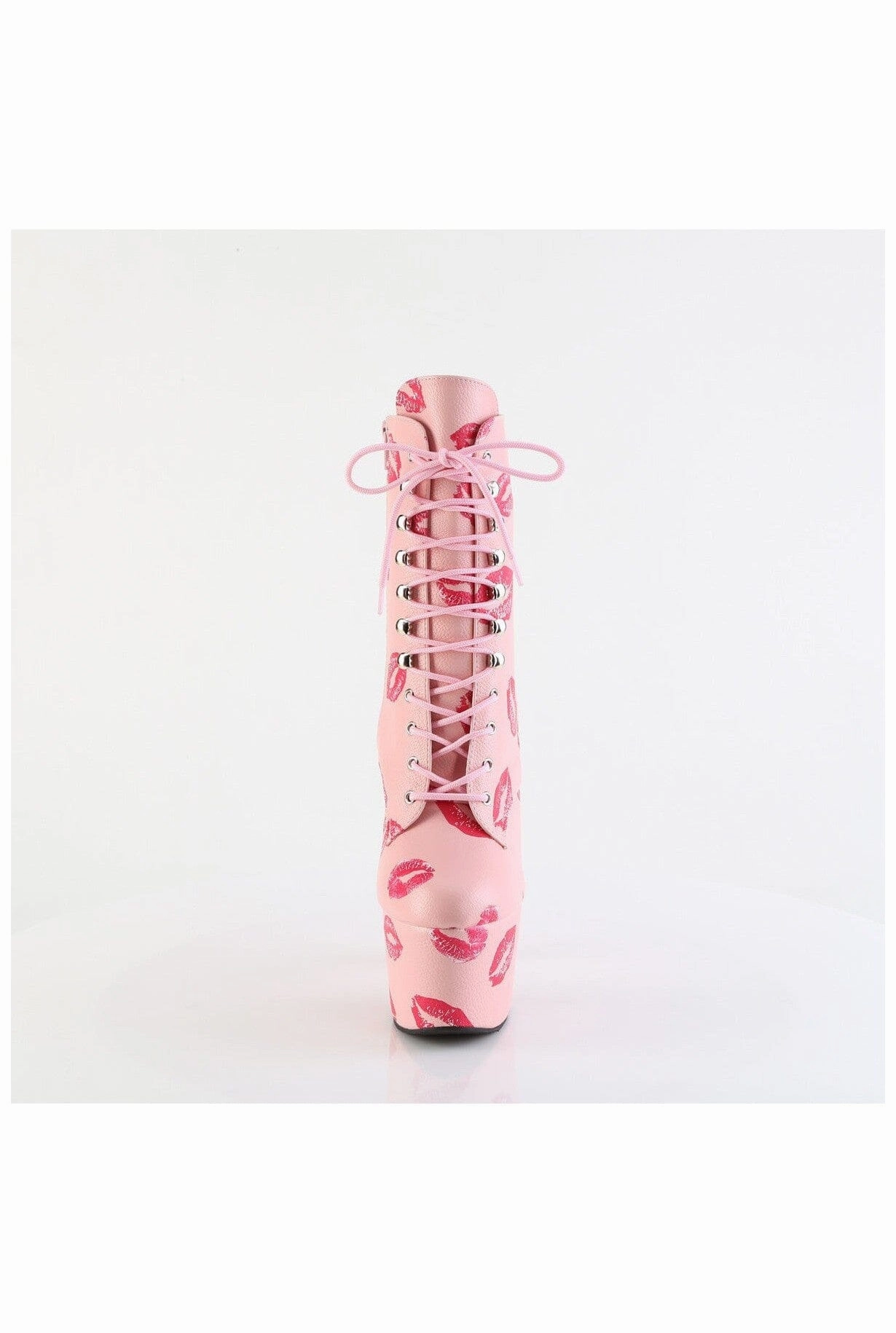 ADORE-1020KISSES Pink Faux Leather Ankle Boot