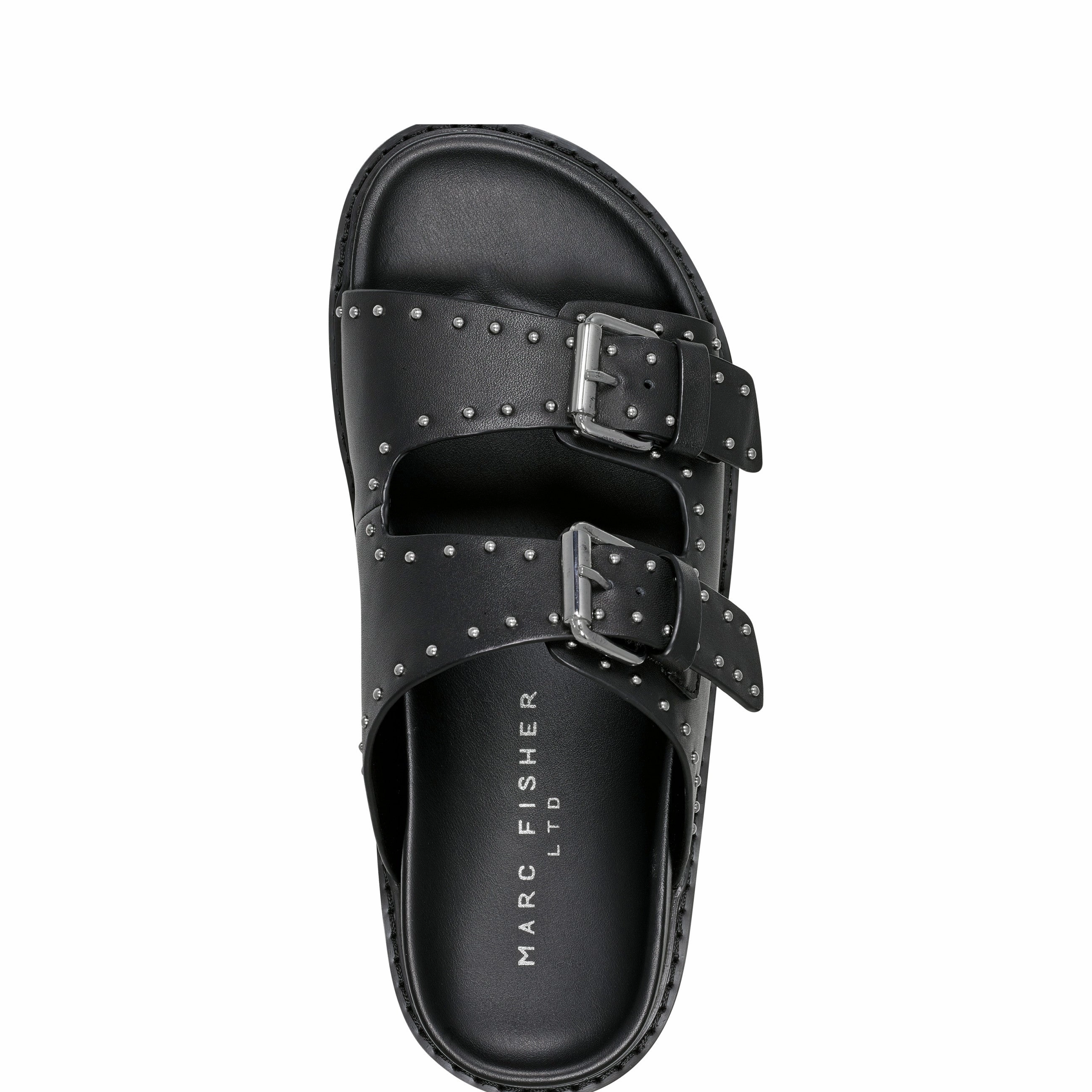 Agusta Studded Slide Sandal