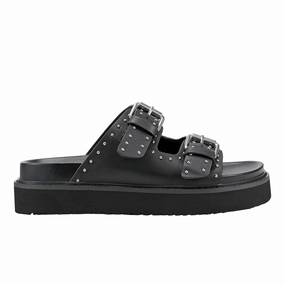 Agusta Studded Slide Sandal