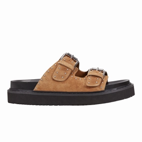 Agusta Studded Slide Sandal