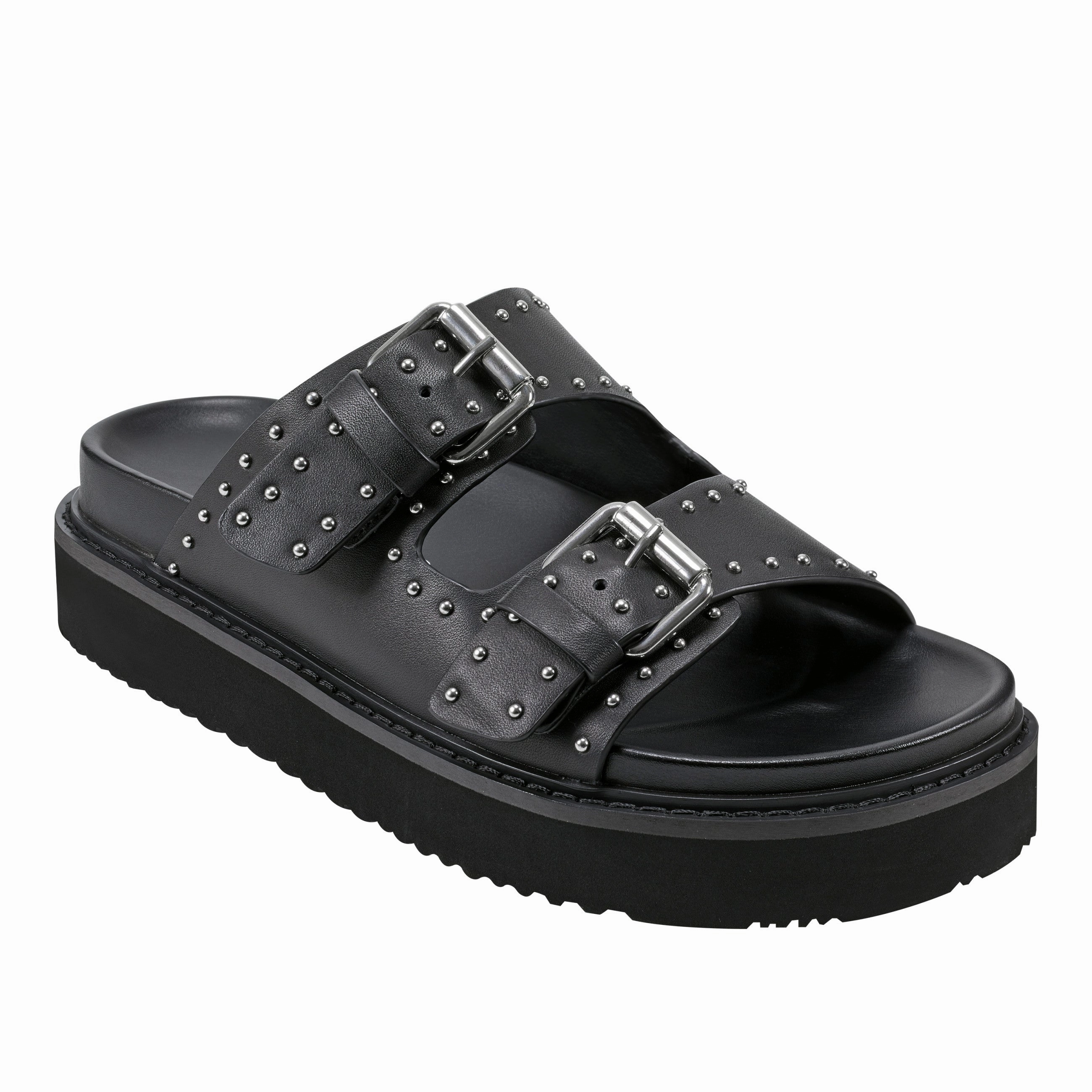 Agusta Studded Slide Sandal