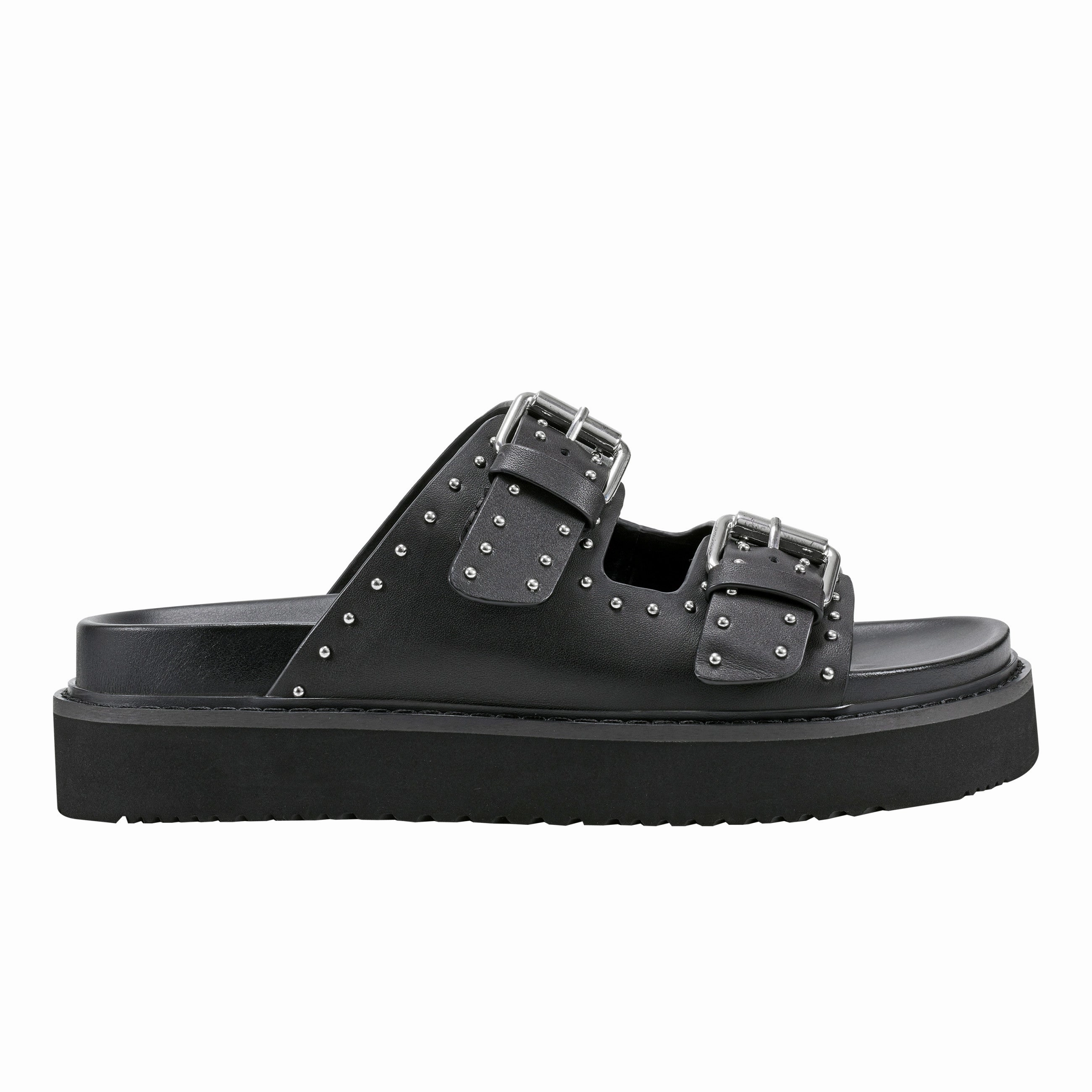 Agusta Studded Slide Sandal