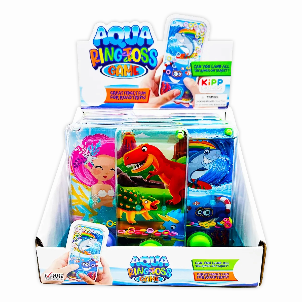 Aqua Ring Water Toss Game - 12 Pieces Per Retail Ready Display 23999