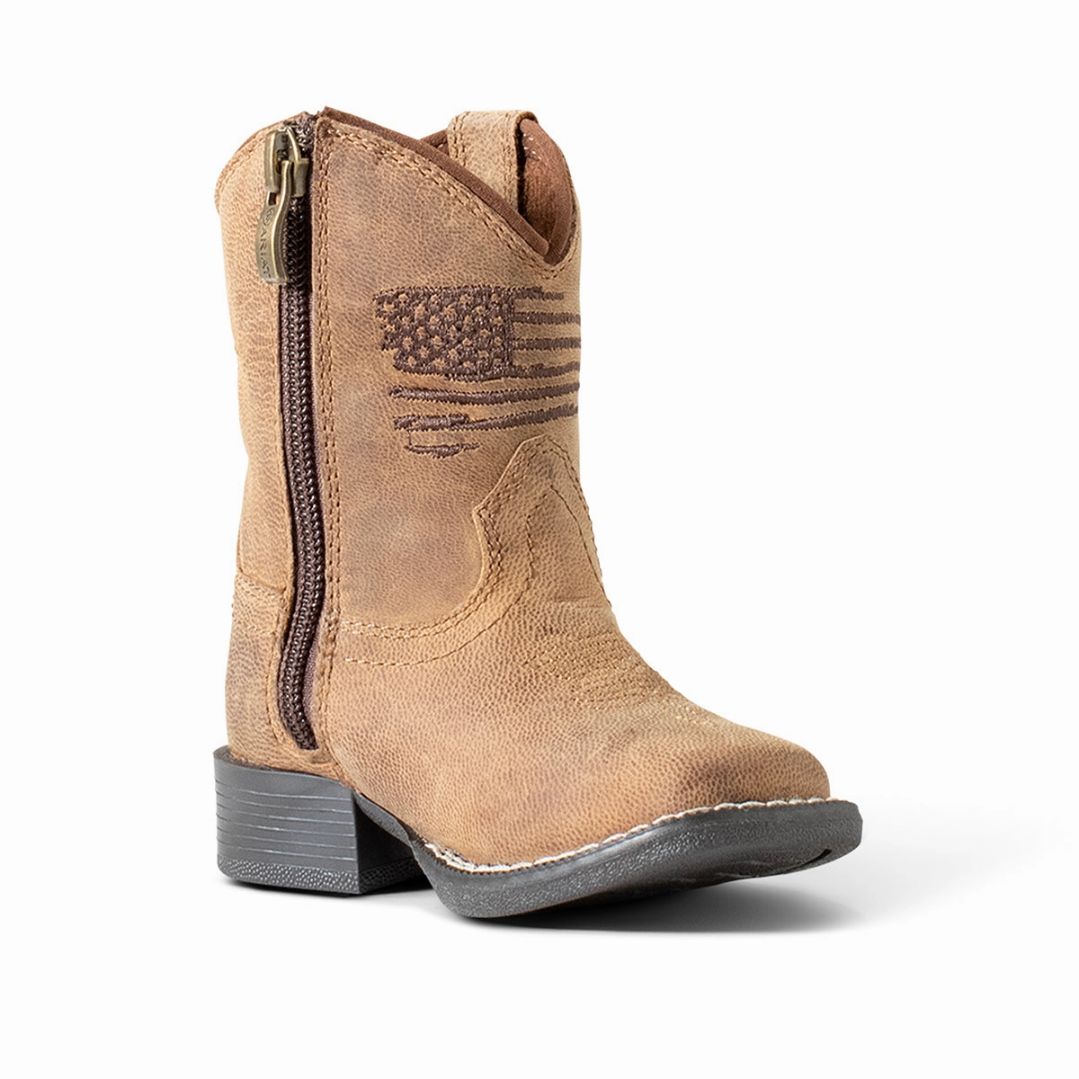 Ariat Anthem Patriot Style LIL' STOMPERS Toddler Boots Brown A441003002