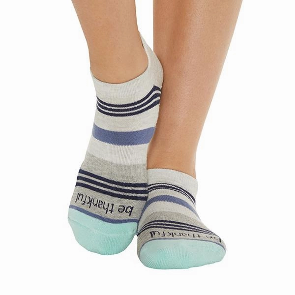 Be Thankful - Mia Bermuda Grip Socks (Barre / Pilates)