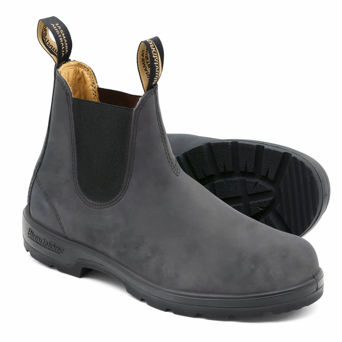 BLUNDSTONE Classic 587. Unisex-Erwachsene Chelsea Boots. Schwarz (Nero). 41 EU ( 7 UK = 41 EU )