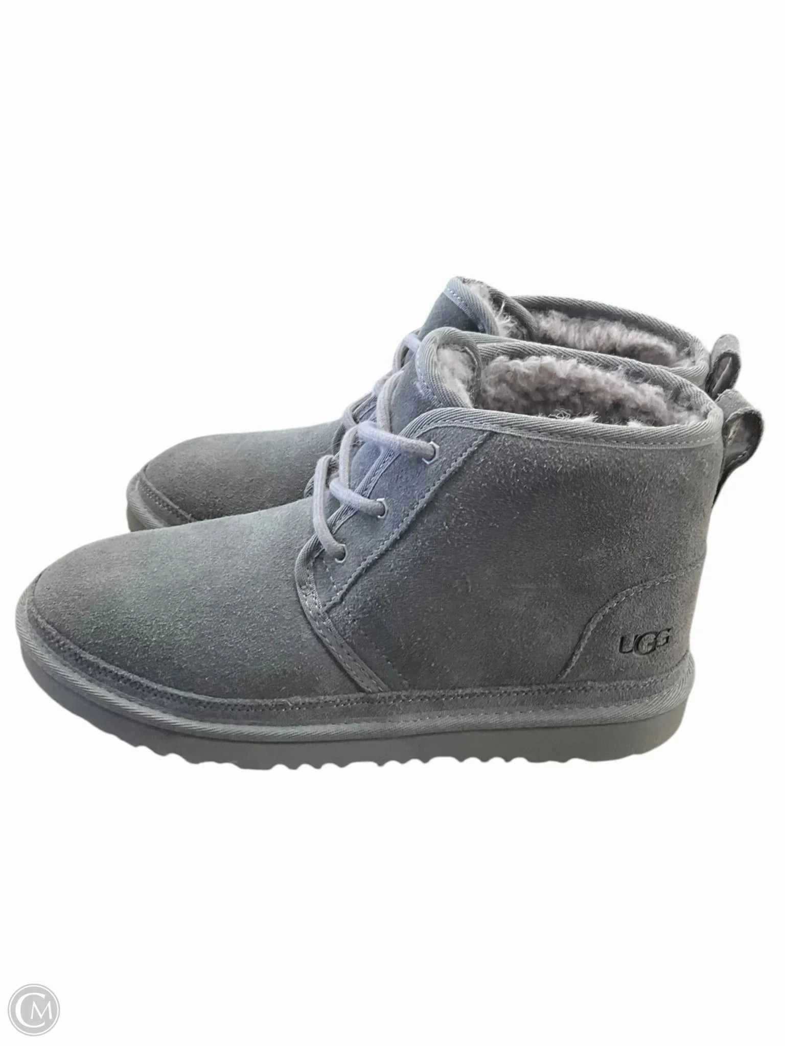 Boots Designer By Ugg In Grey, Size: 6