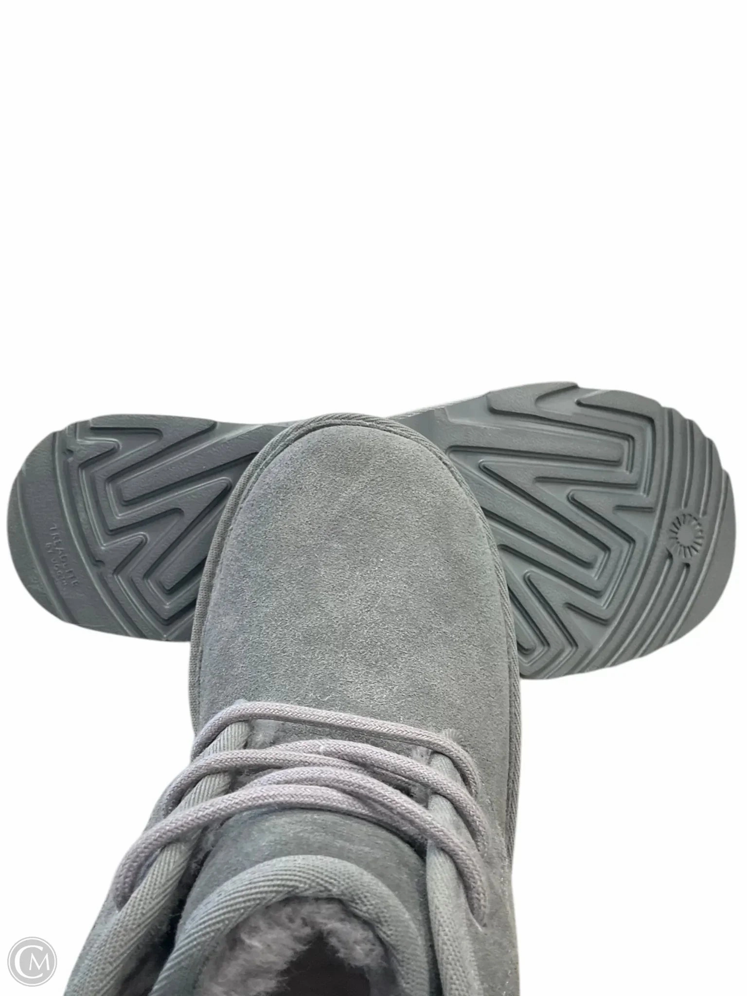 Boots Designer By Ugg In Grey, Size: 6