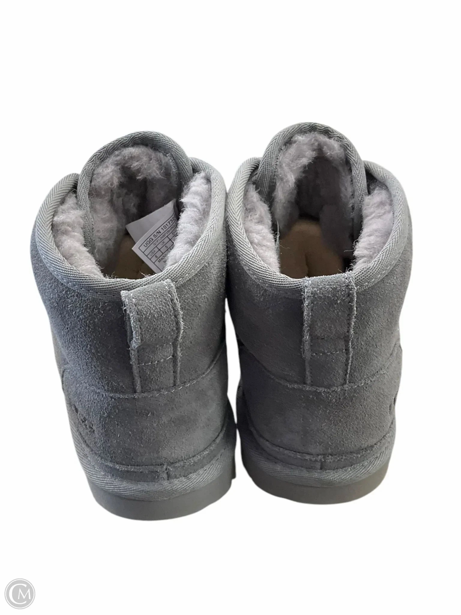Boots Designer By Ugg In Grey, Size: 6