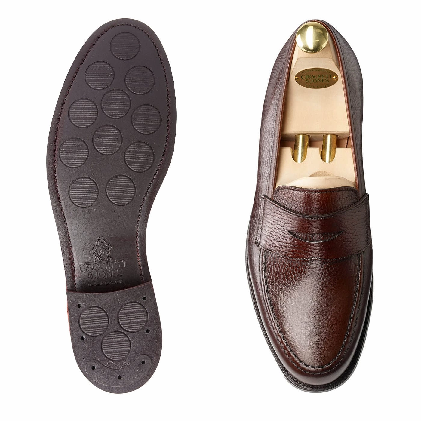 Boston Dark Brown Country Calf Grain (G Fitting)