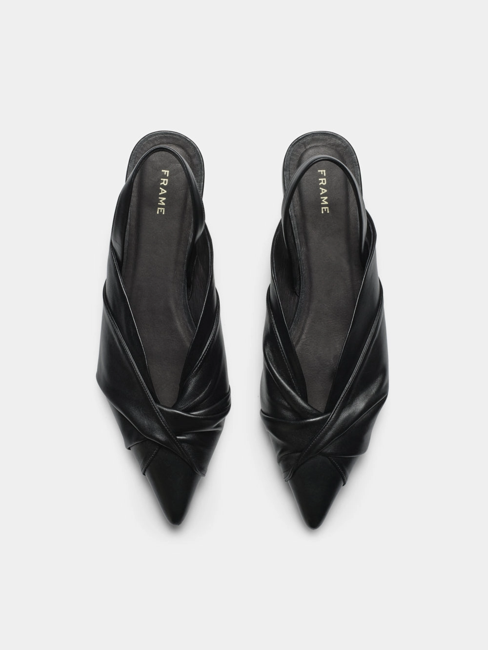 Camille Slingback Flat -- Black