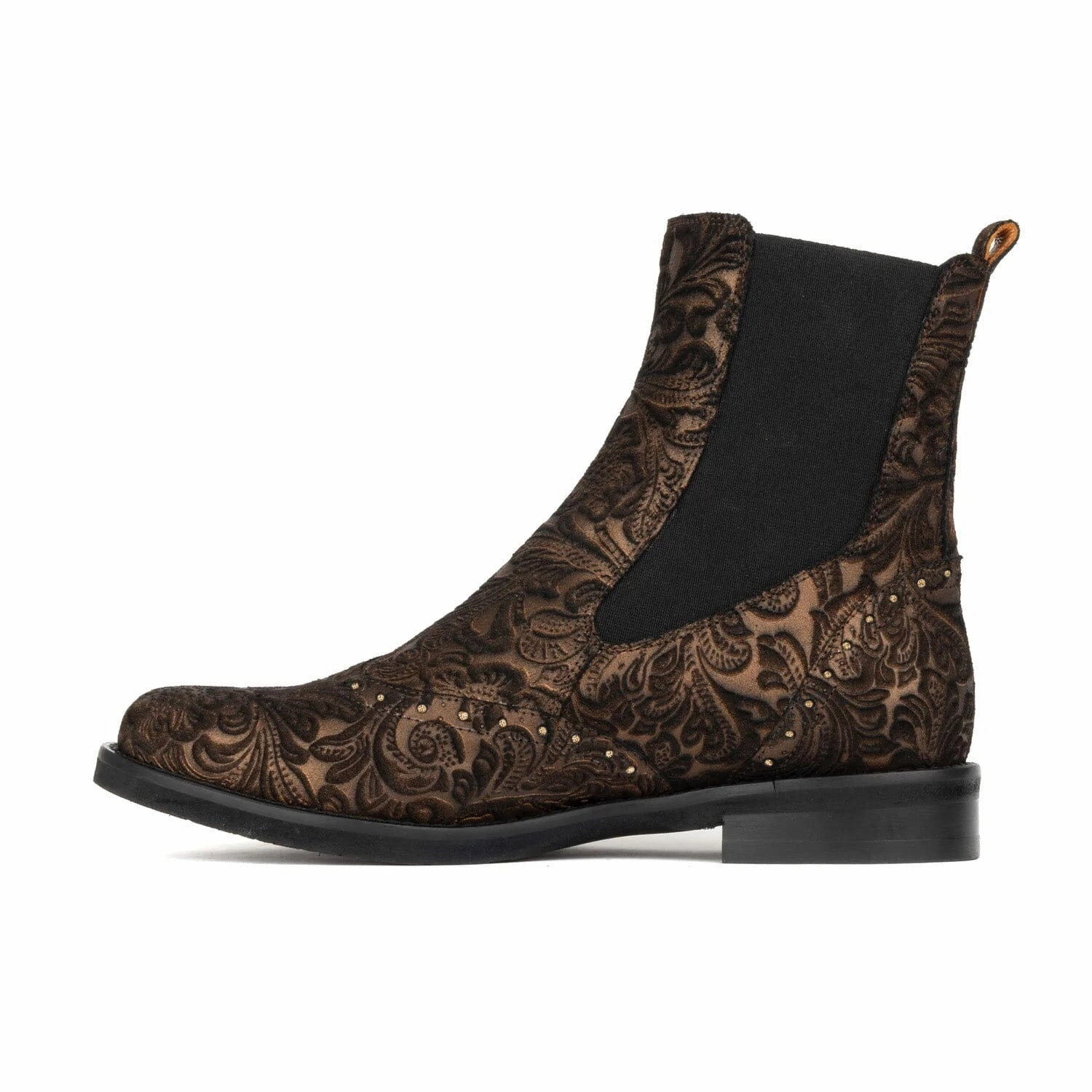 Catherine - Burgundy Floral Emboss