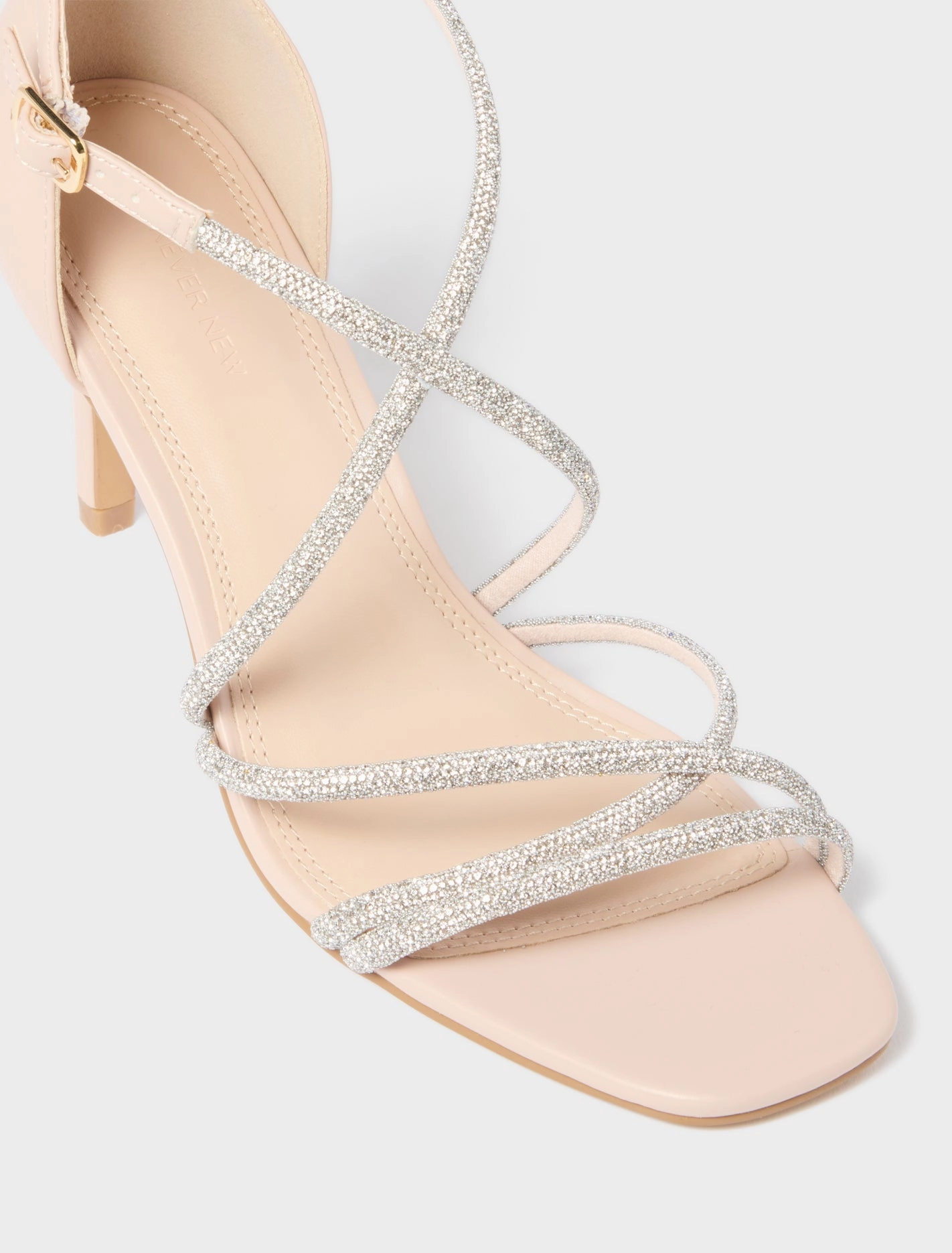 Claire Cross Over Diamante Evening Heel Sandal