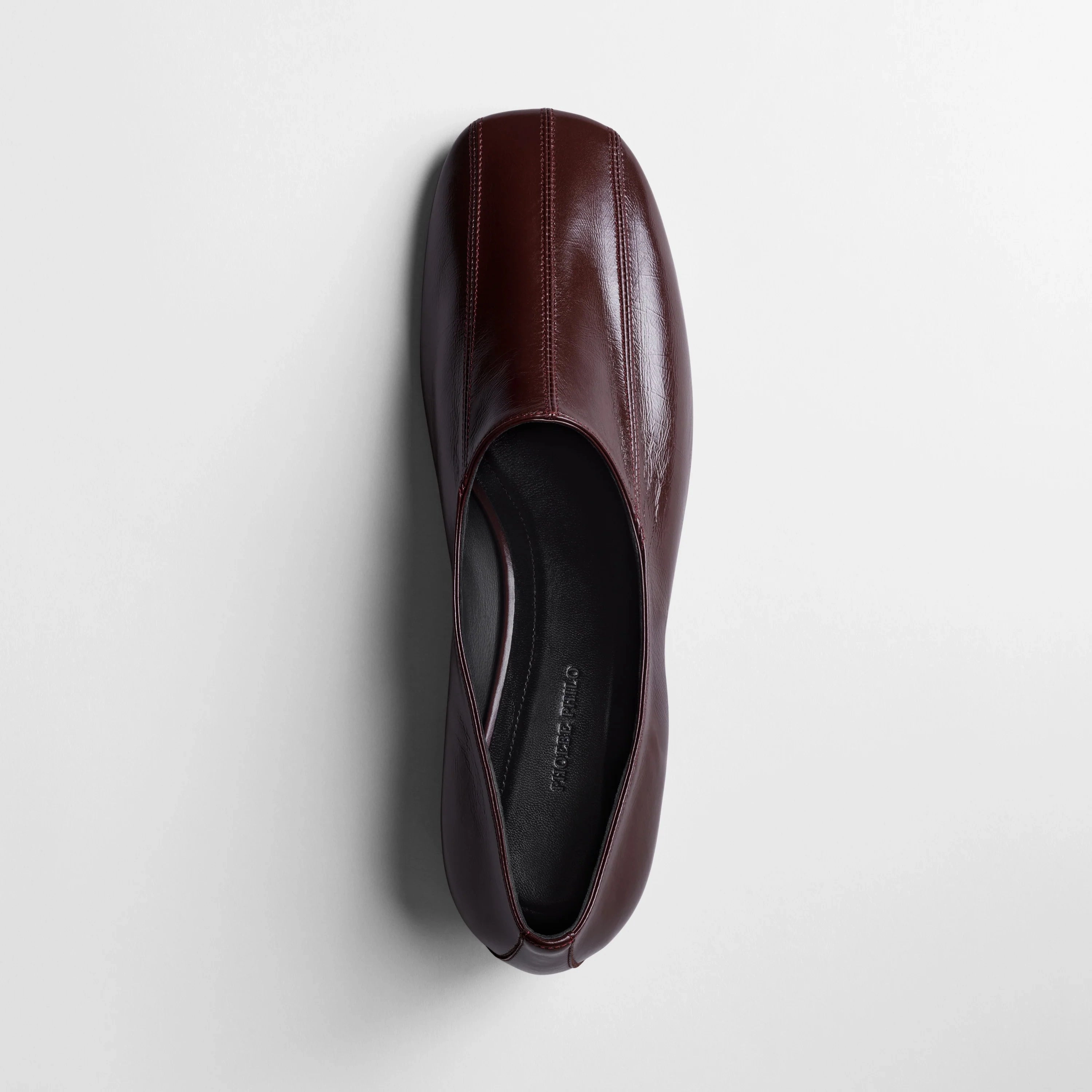 CLUB SLIPPER | oxblood shiny leather