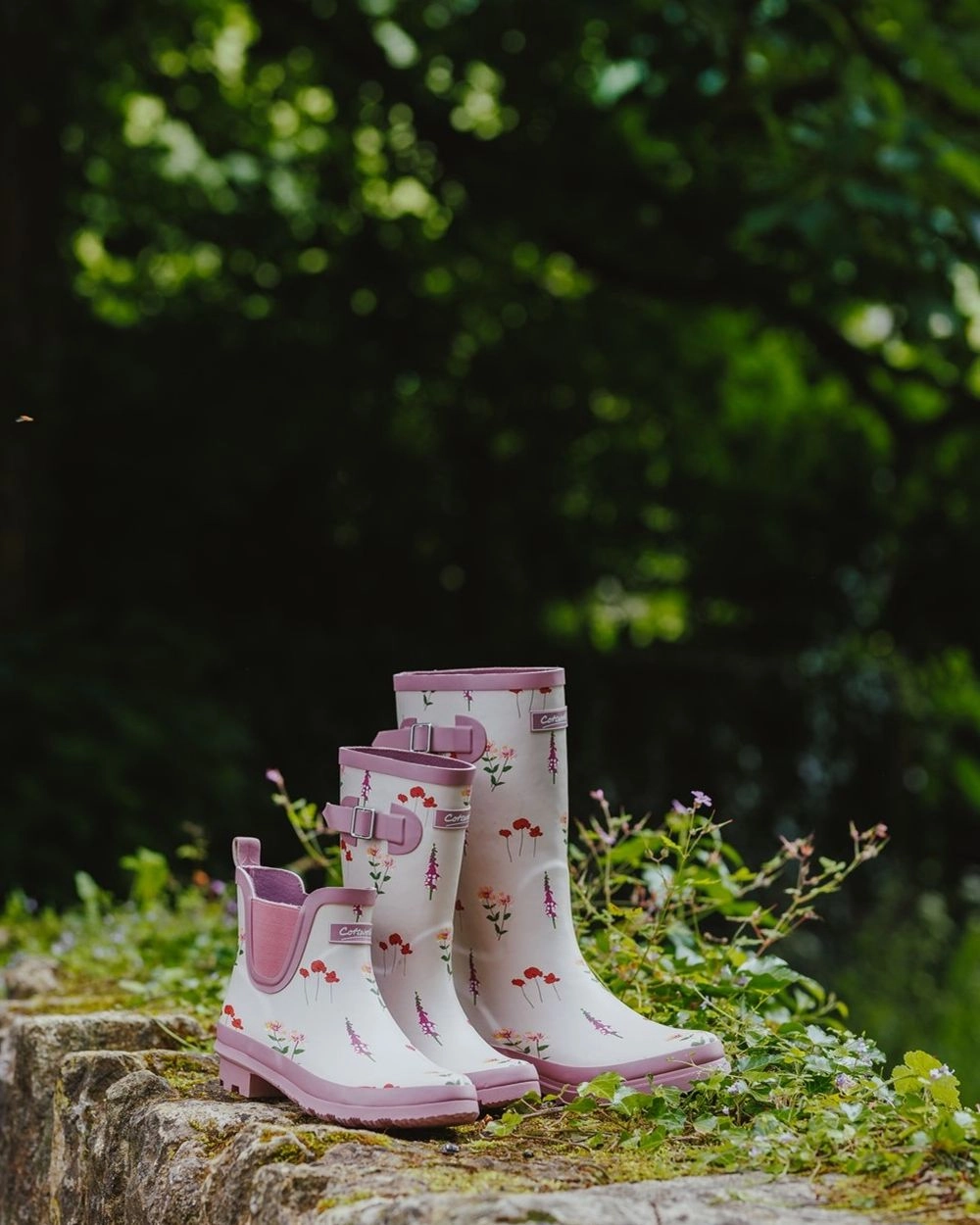 Cotswold Womens Wildflower Ankle Wellingtons