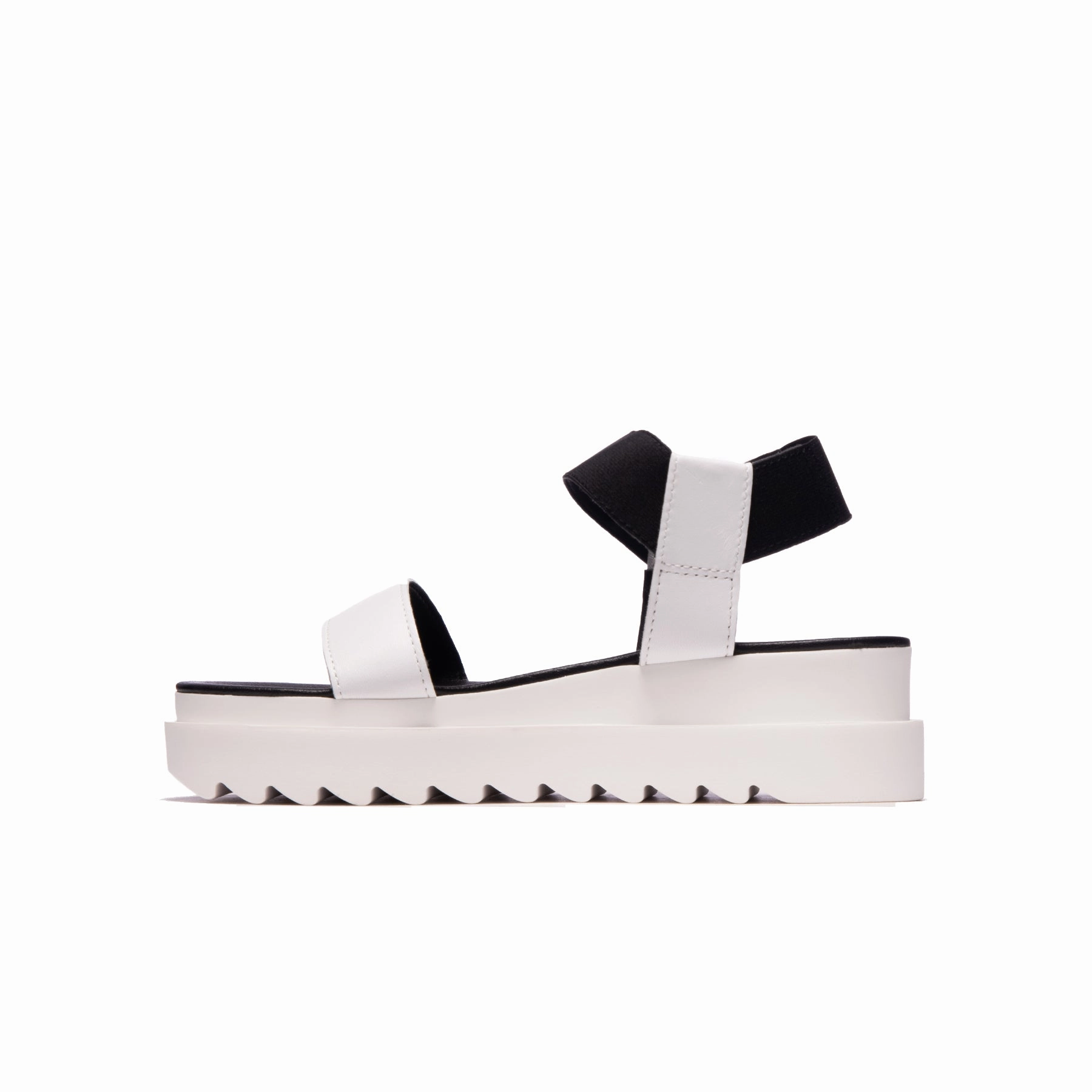 Gerta White Leather