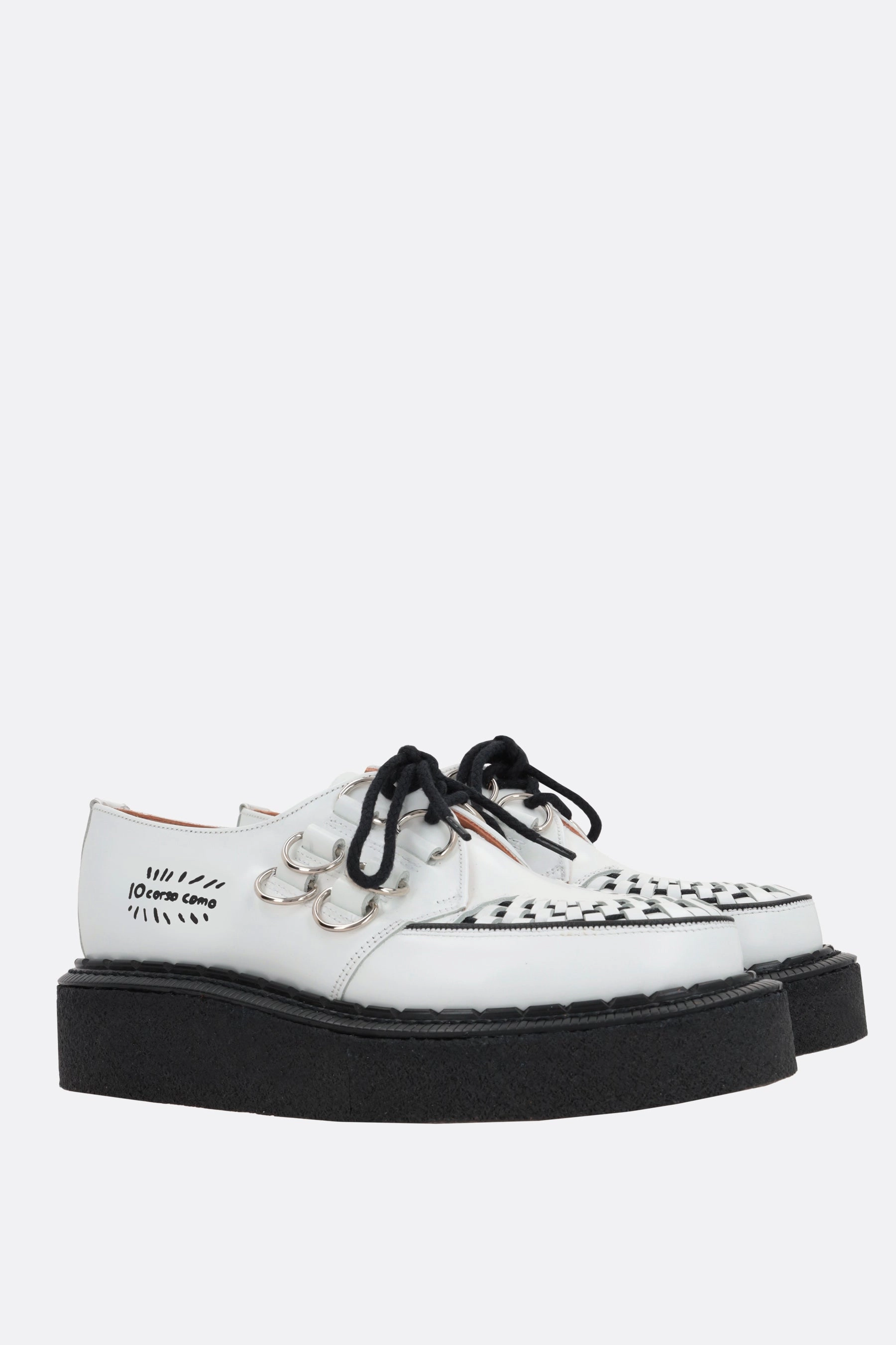 Gibson shiny leather creepers