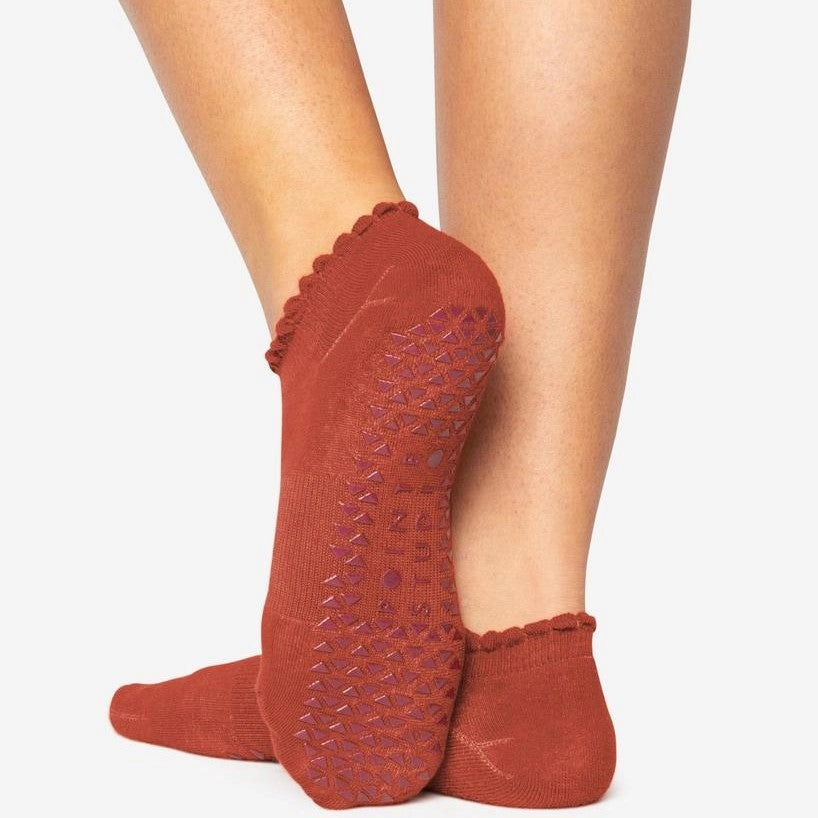Happy Grip Sock - Brown Spice