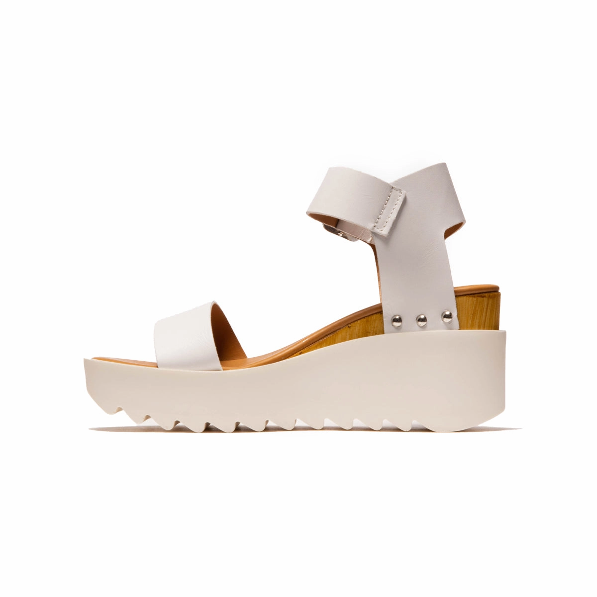 Ishana White Leather