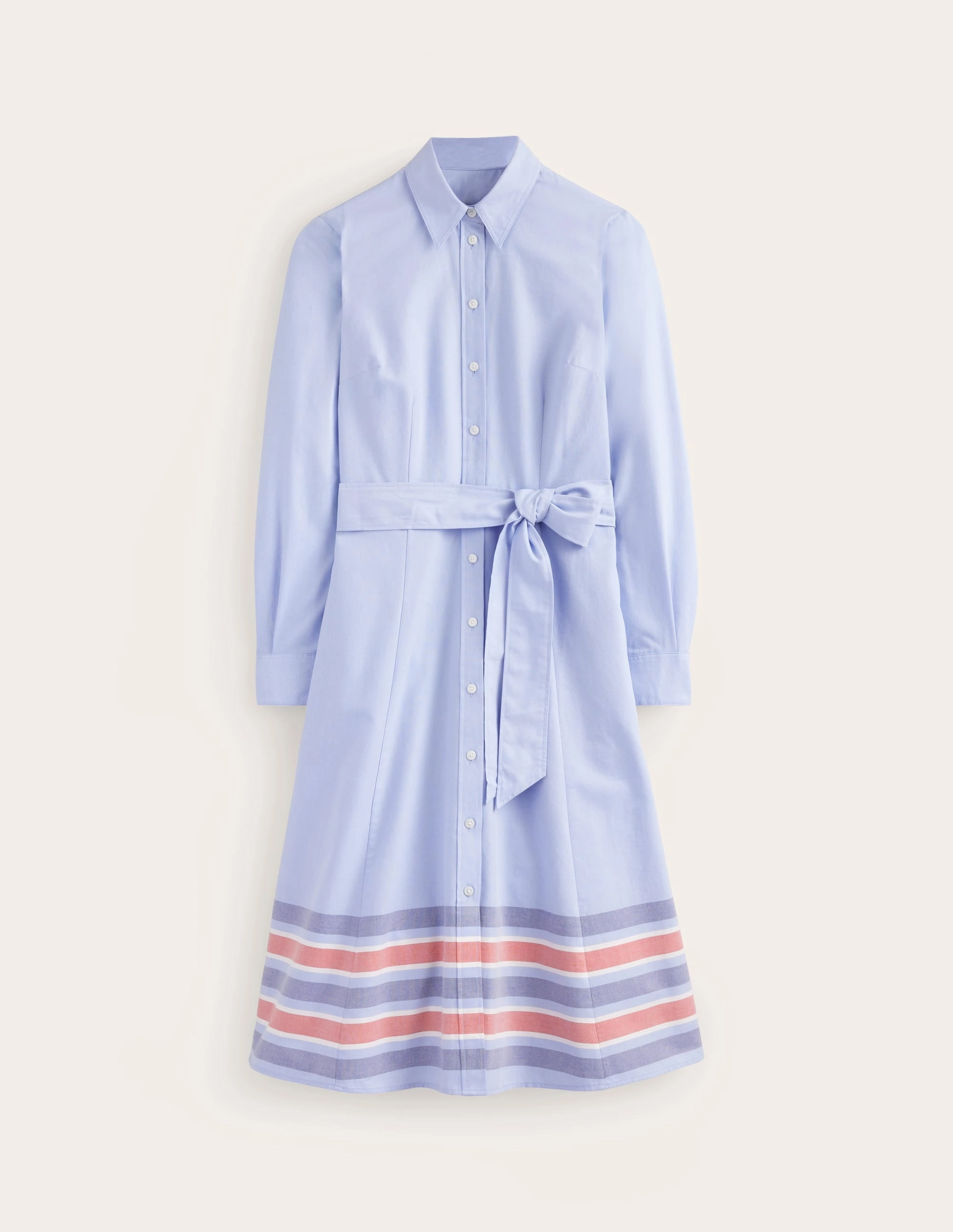 Kate Chambray Shirt Dress-Chambray