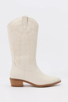 Low Heel Cowboy Boot