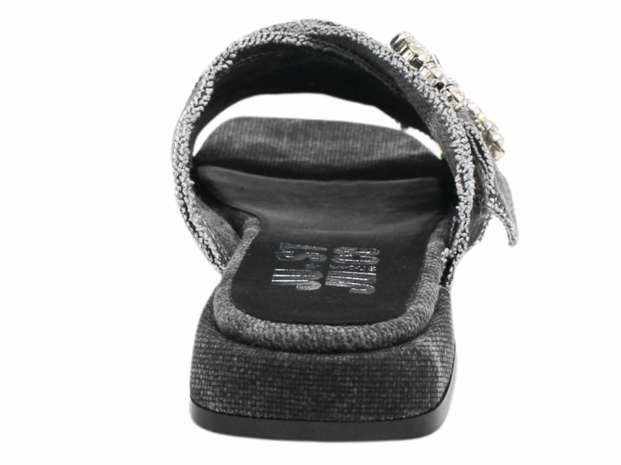M397 Denim Heeled Slide