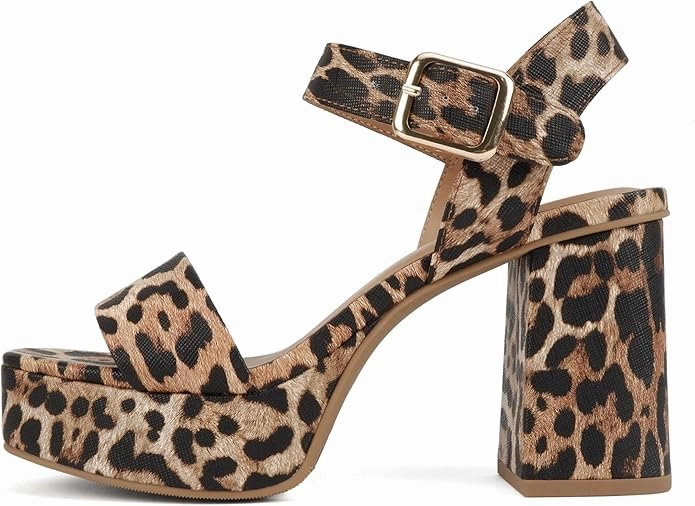 Macey Women's High Heel Platform Dress Sandal Open Square Toe