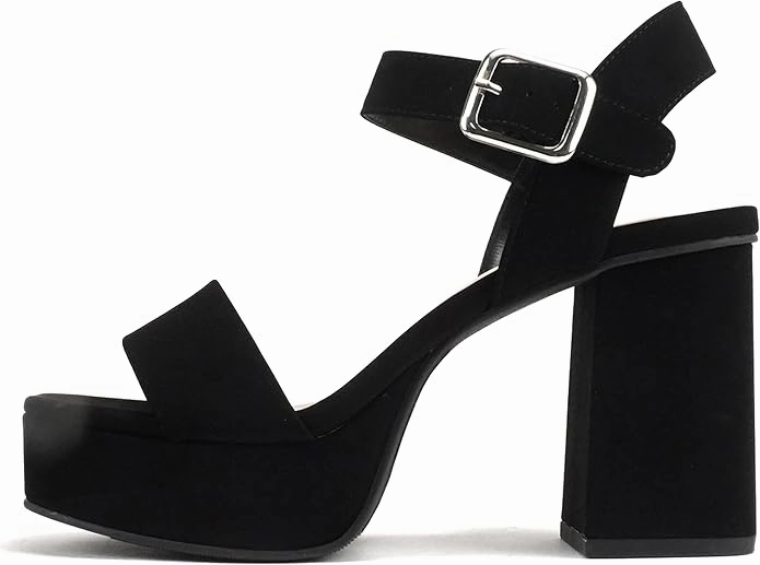 Macey Women's High Heel Platform Dress Sandal Open Square Toe