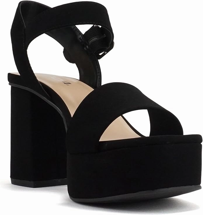 Macey Women's High Heel Platform Dress Sandal Open Square Toe