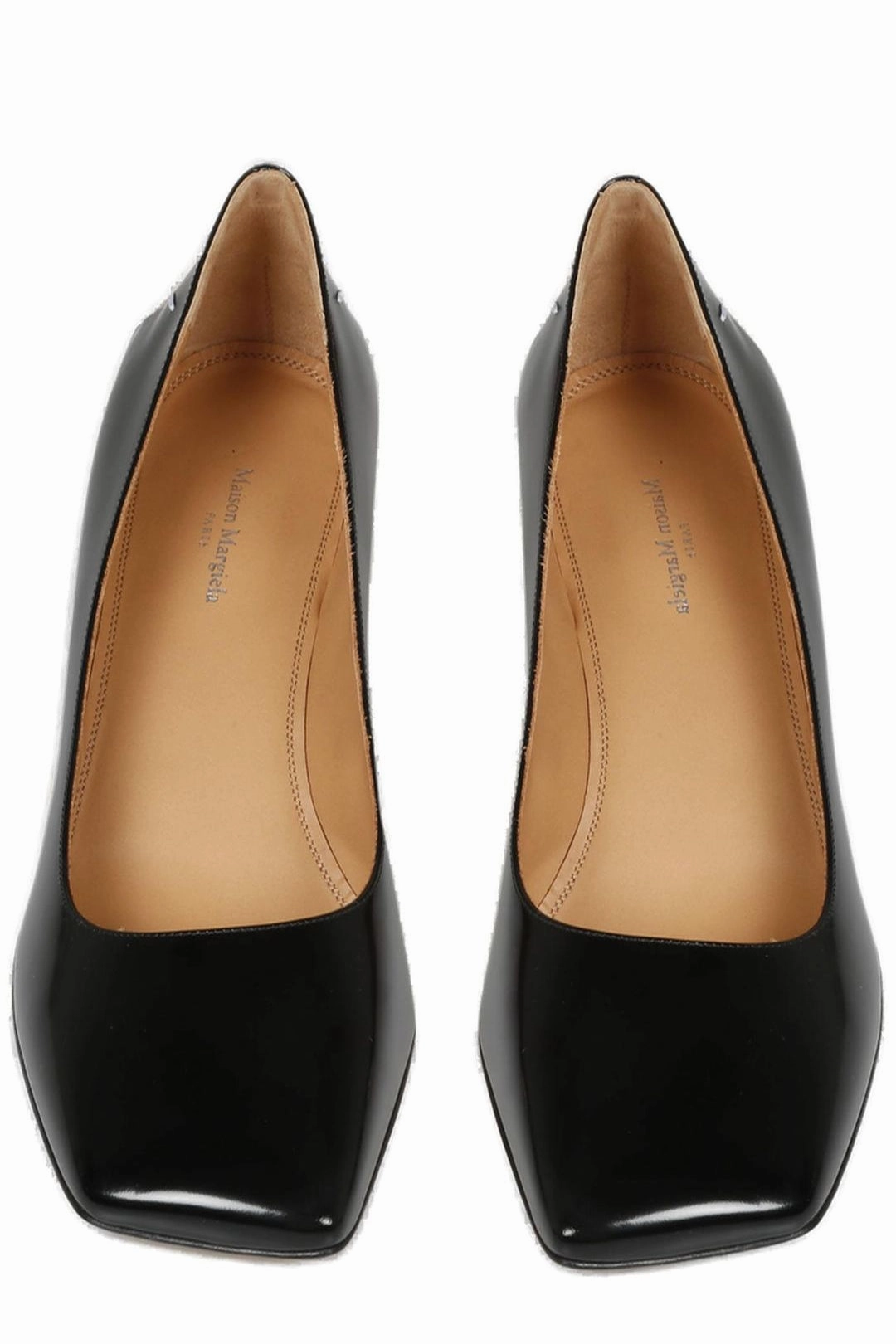 Maison Margiela Square-Toe Low Heel Shoes