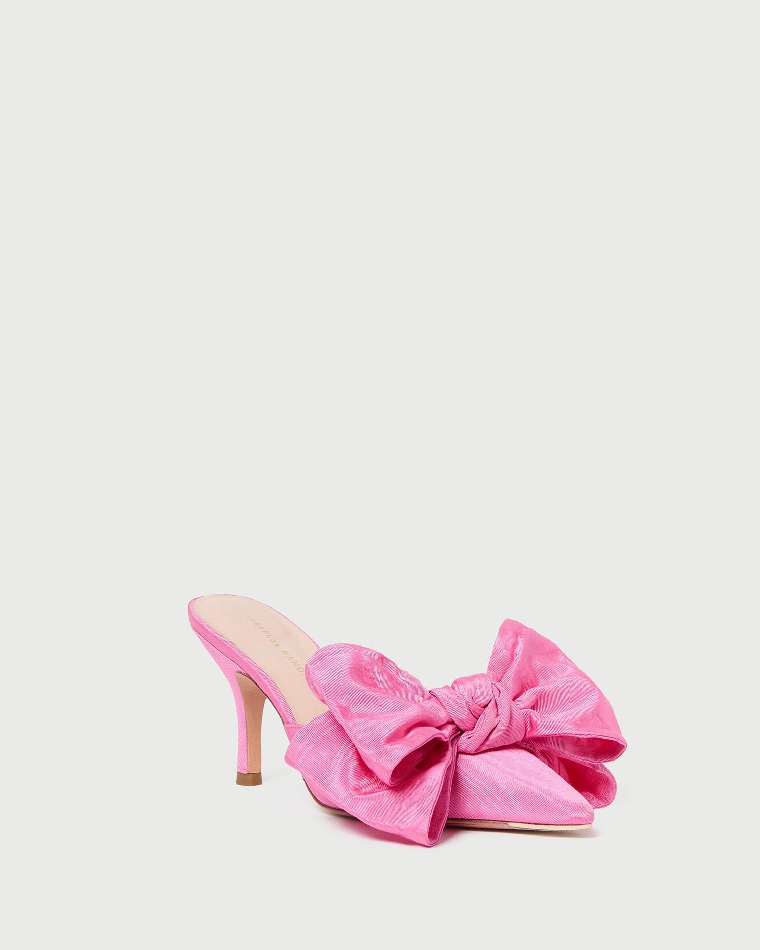 Margot Rose Moiré Bow Mule