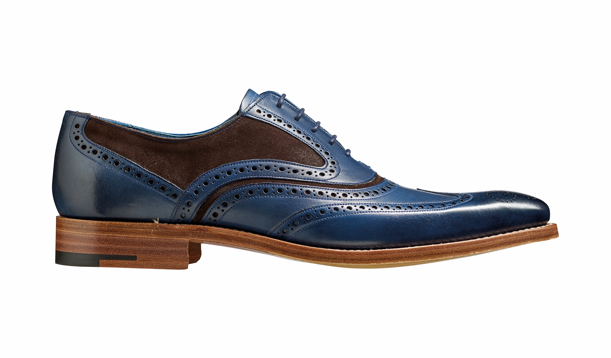 Mcclean - Navy Hand Painted / Choc Suede