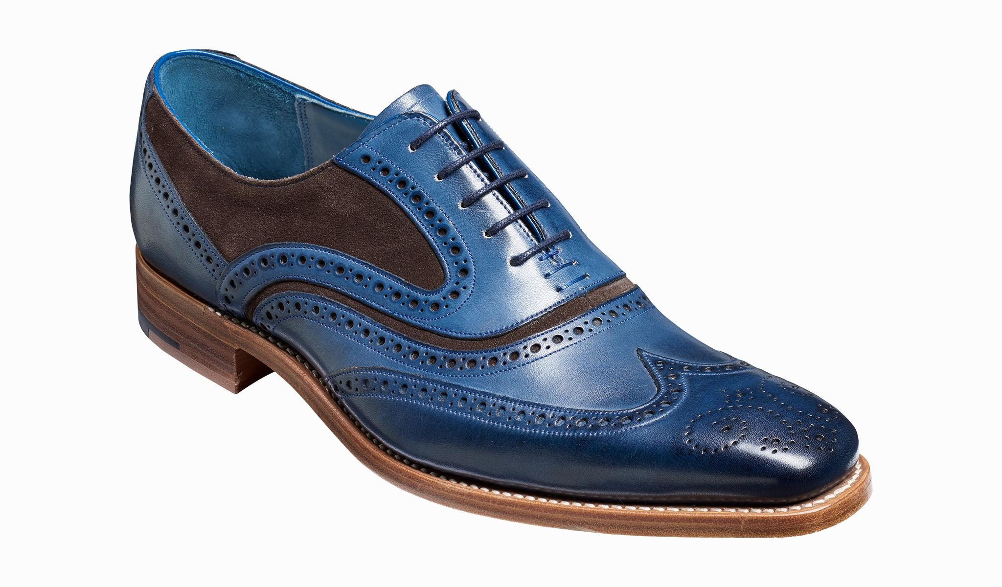 Mcclean - Navy Hand Painted / Choc Suede