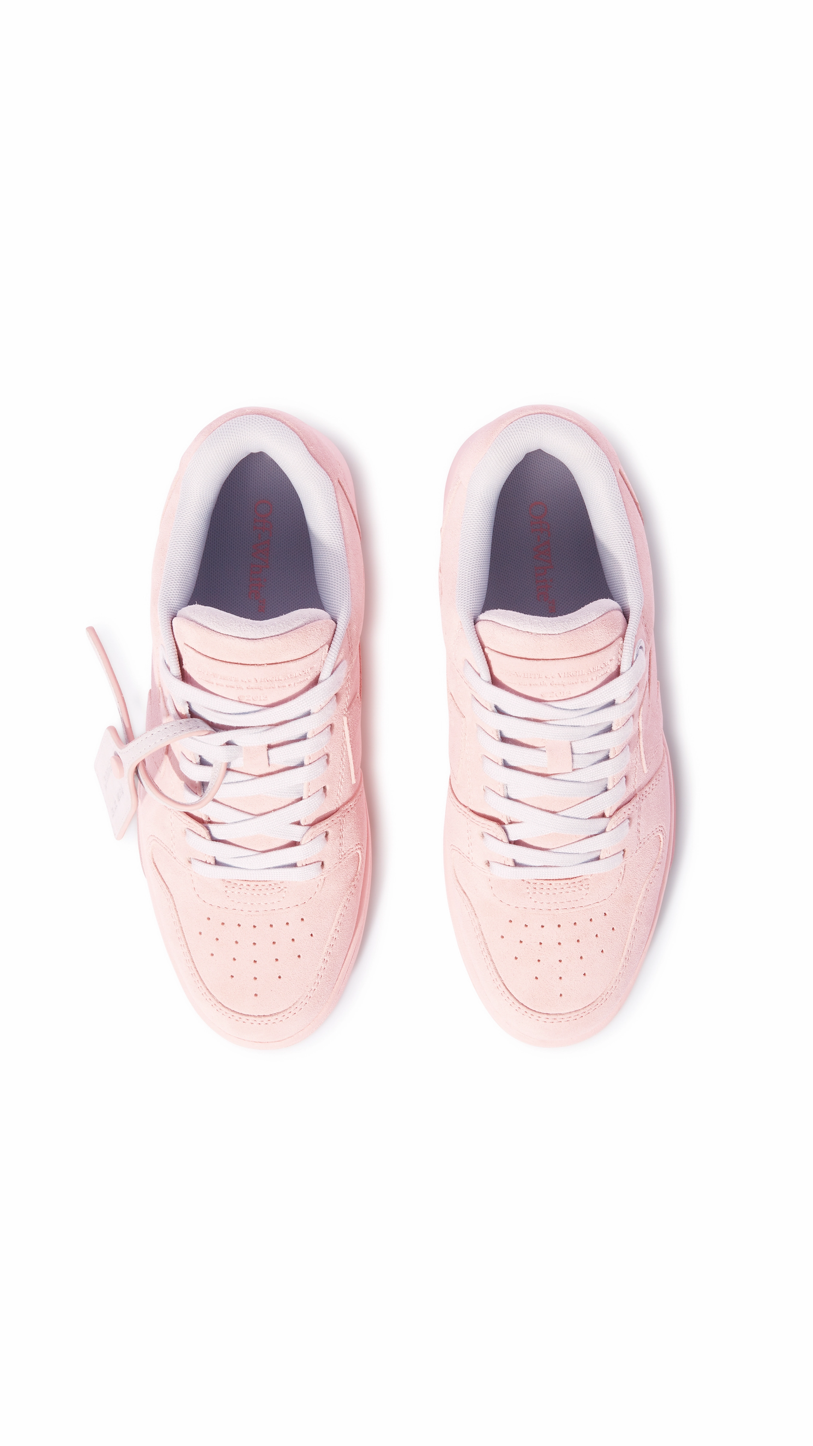 Out of Office Full Suede Sneakers - Soft Pink/Ice