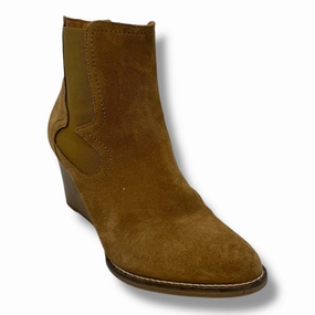 Palmer Wedge Bootie By Andre Assous In Cognac  Size: 8