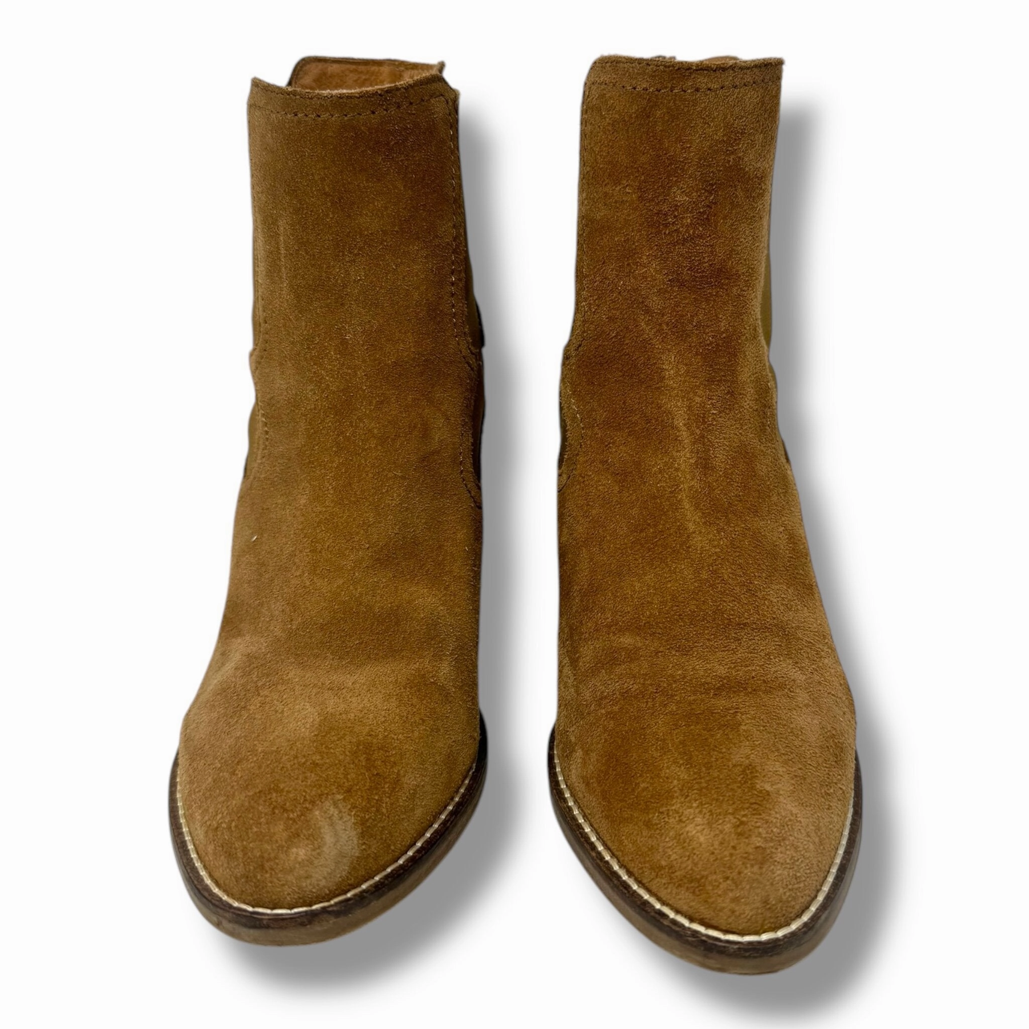 Palmer Wedge Bootie By Andre Assous In Cognac  Size: 8