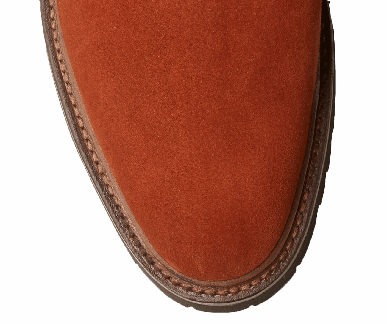 Poppy Terracotta Suede