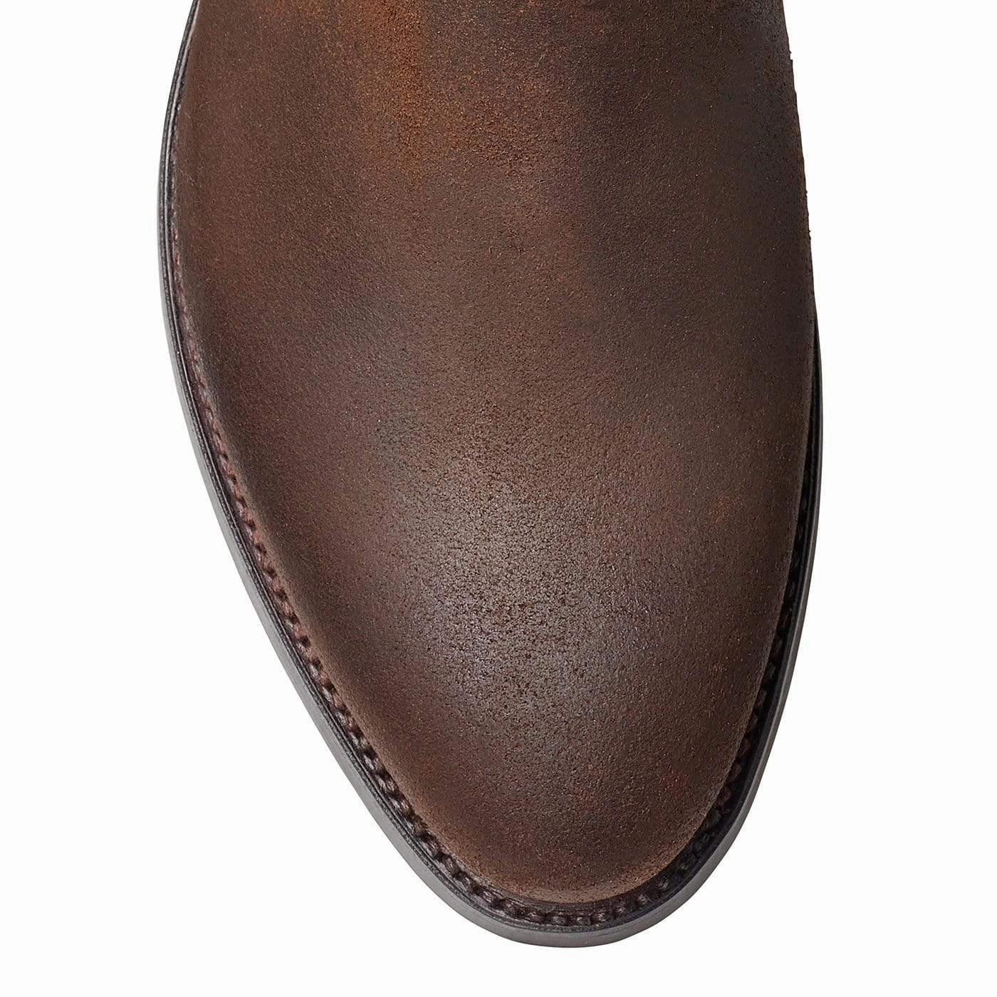 Rachel Dark Brown Rough-Out Suede