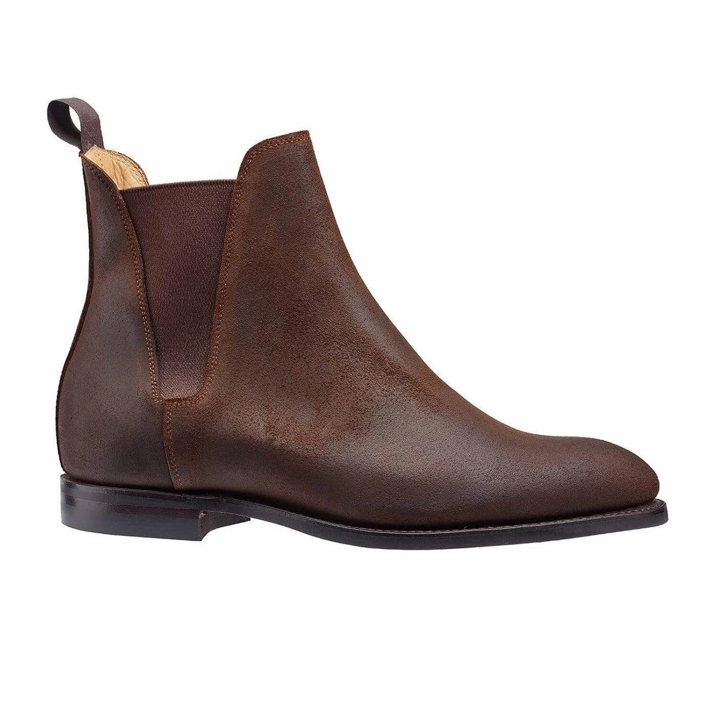 Rachel Dark Brown Rough-Out Suede