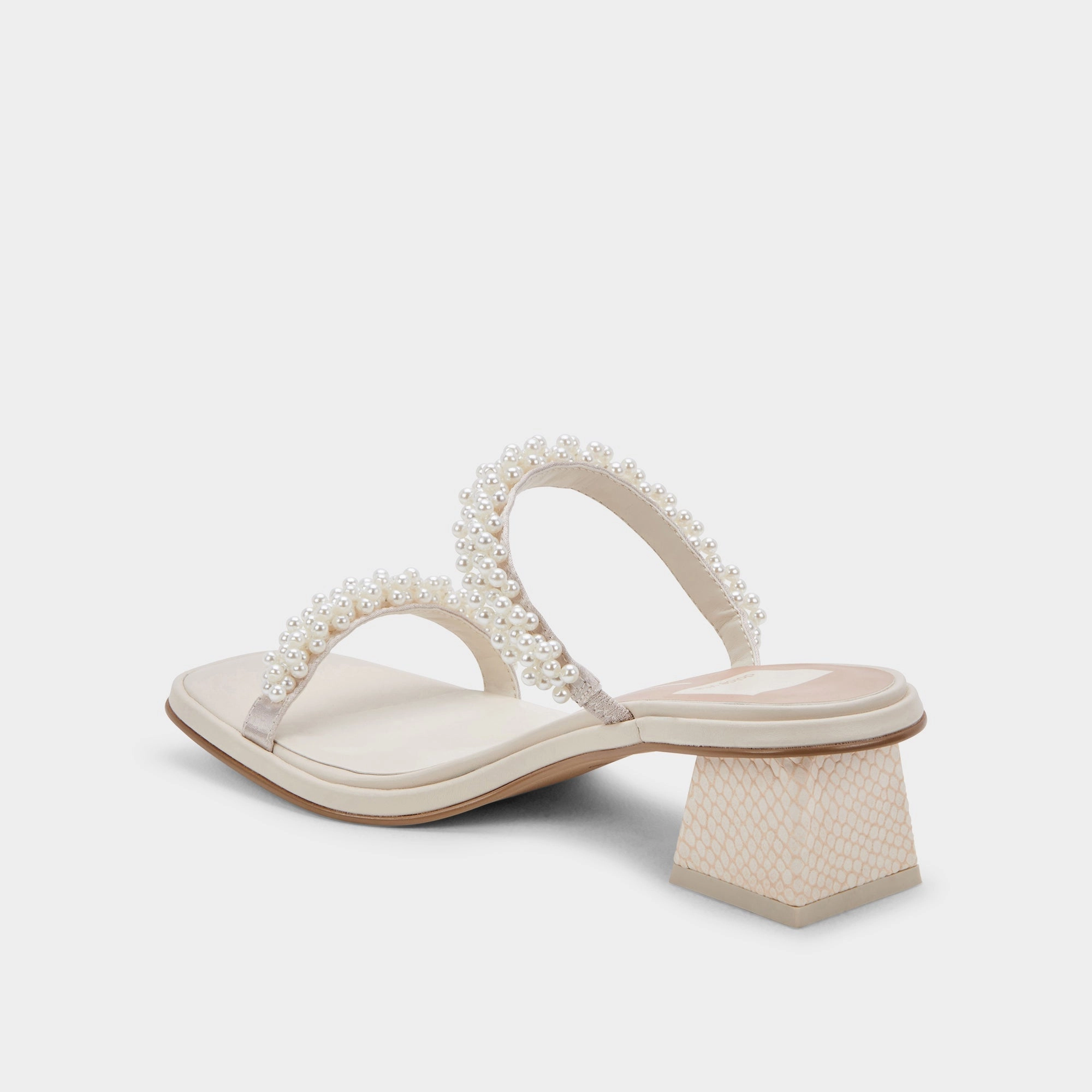 RIVER PEARL HEELS VANILLA PEARLS - re:vita
