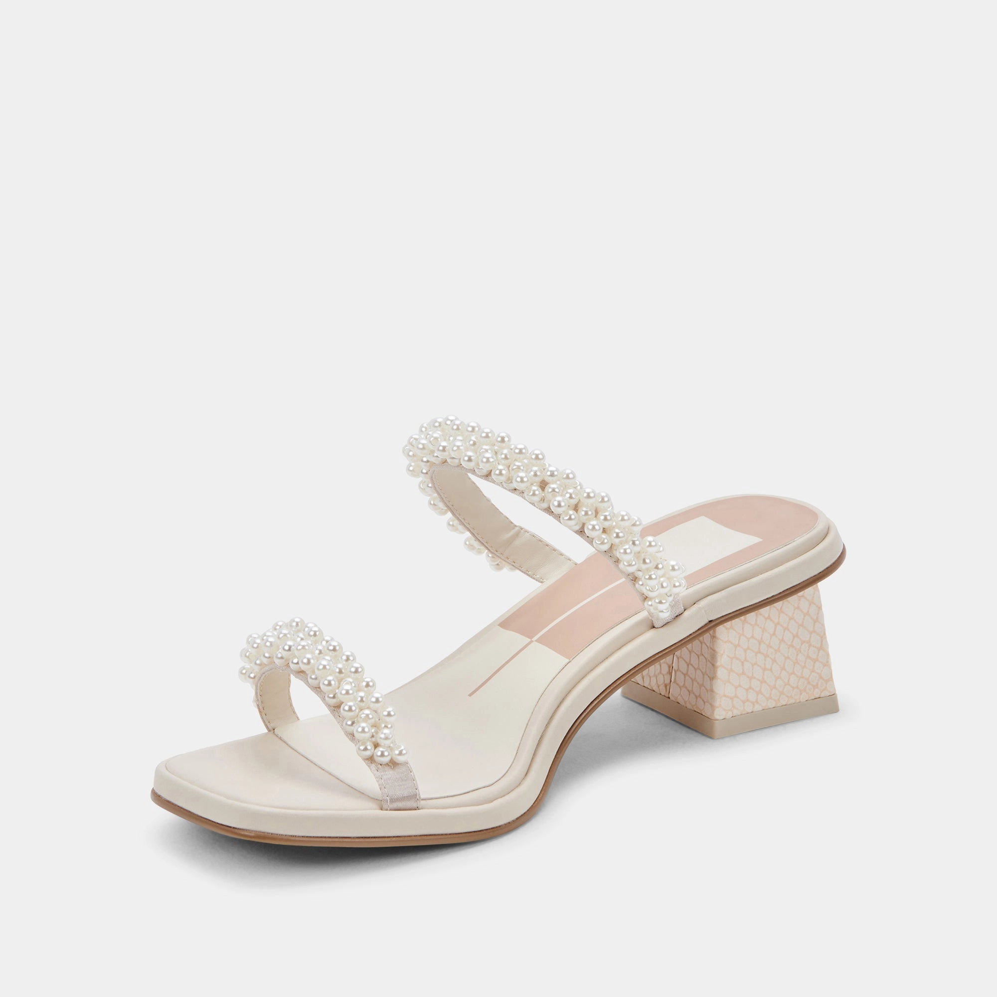 RIVER PEARL HEELS VANILLA PEARLS - re:vita