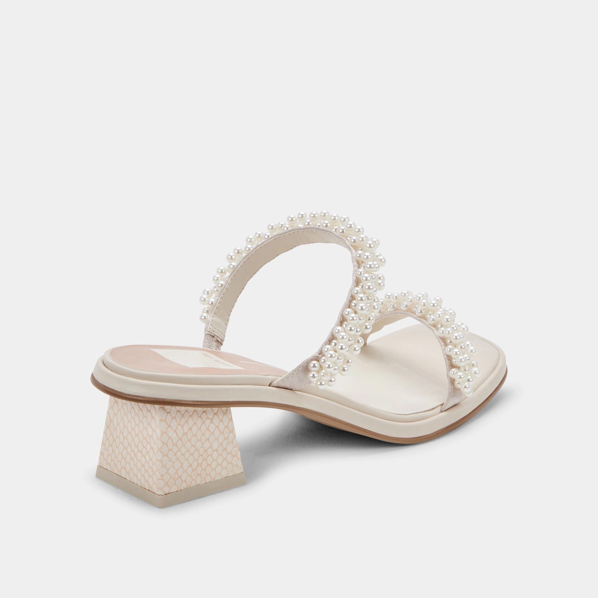 RIVER PEARL HEELS VANILLA PEARLS - re:vita