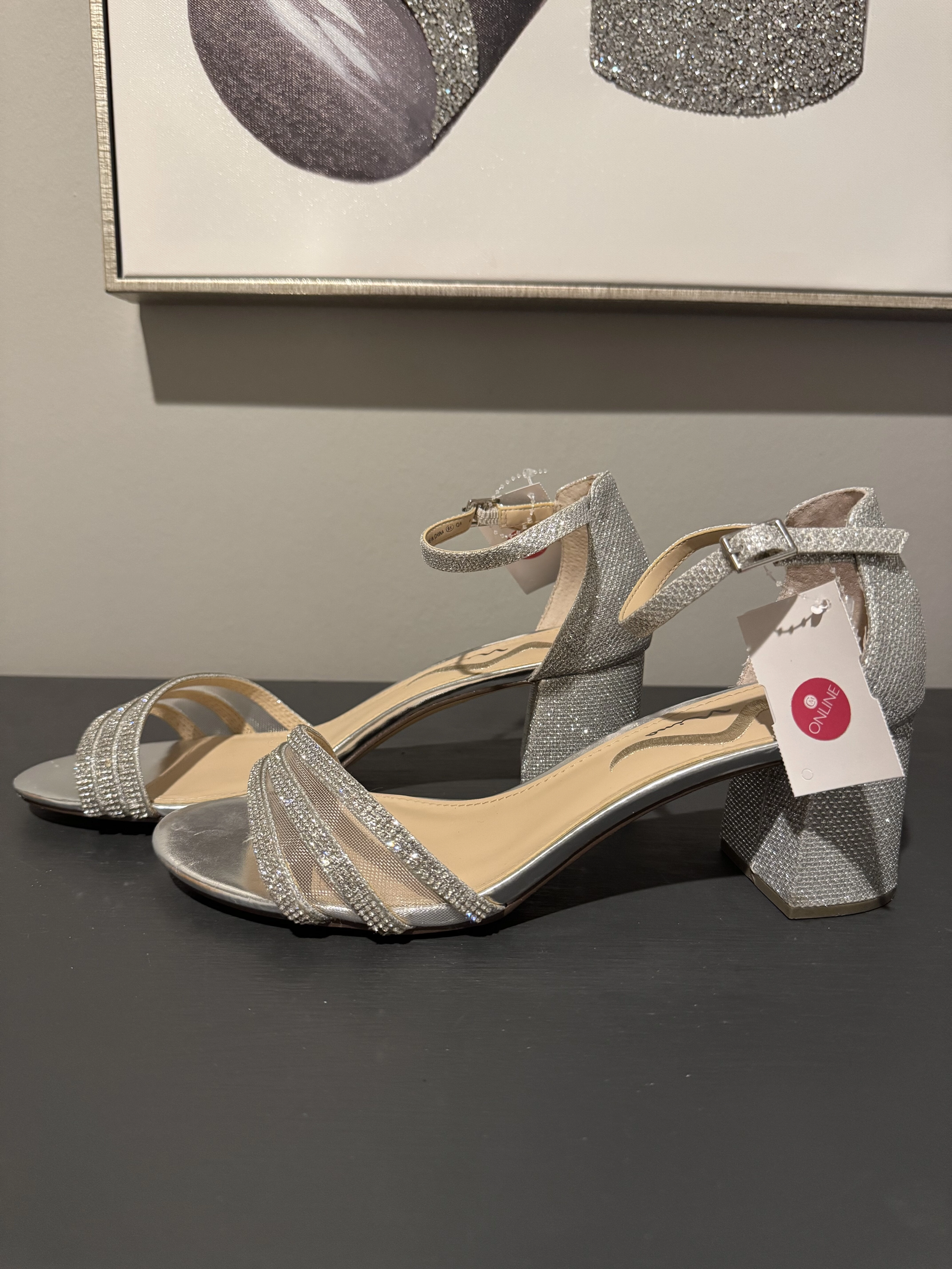 Sandals Heels Block By Nina  Size: 9.5