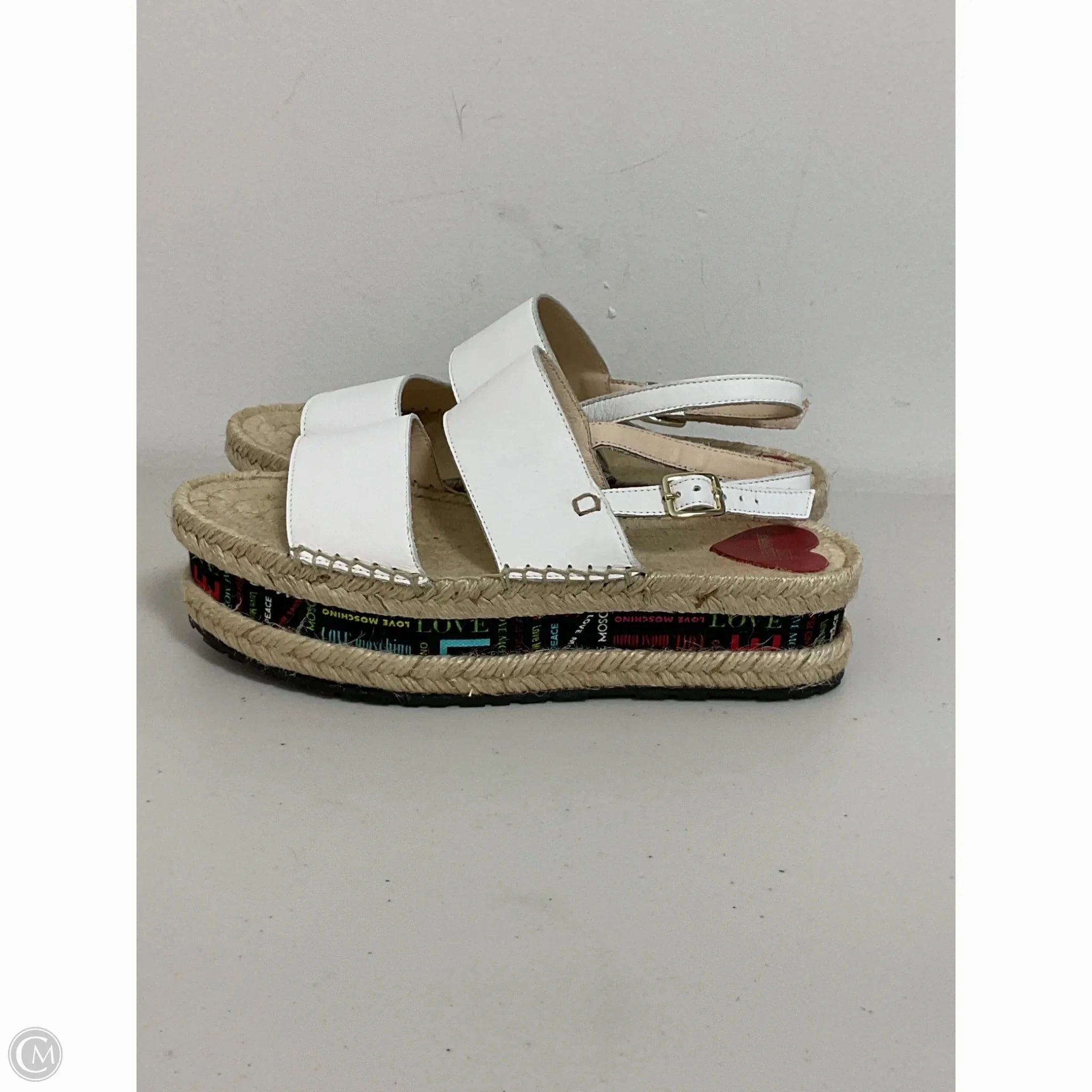 Sandals Heels Platform By Cma In White, Size: 6