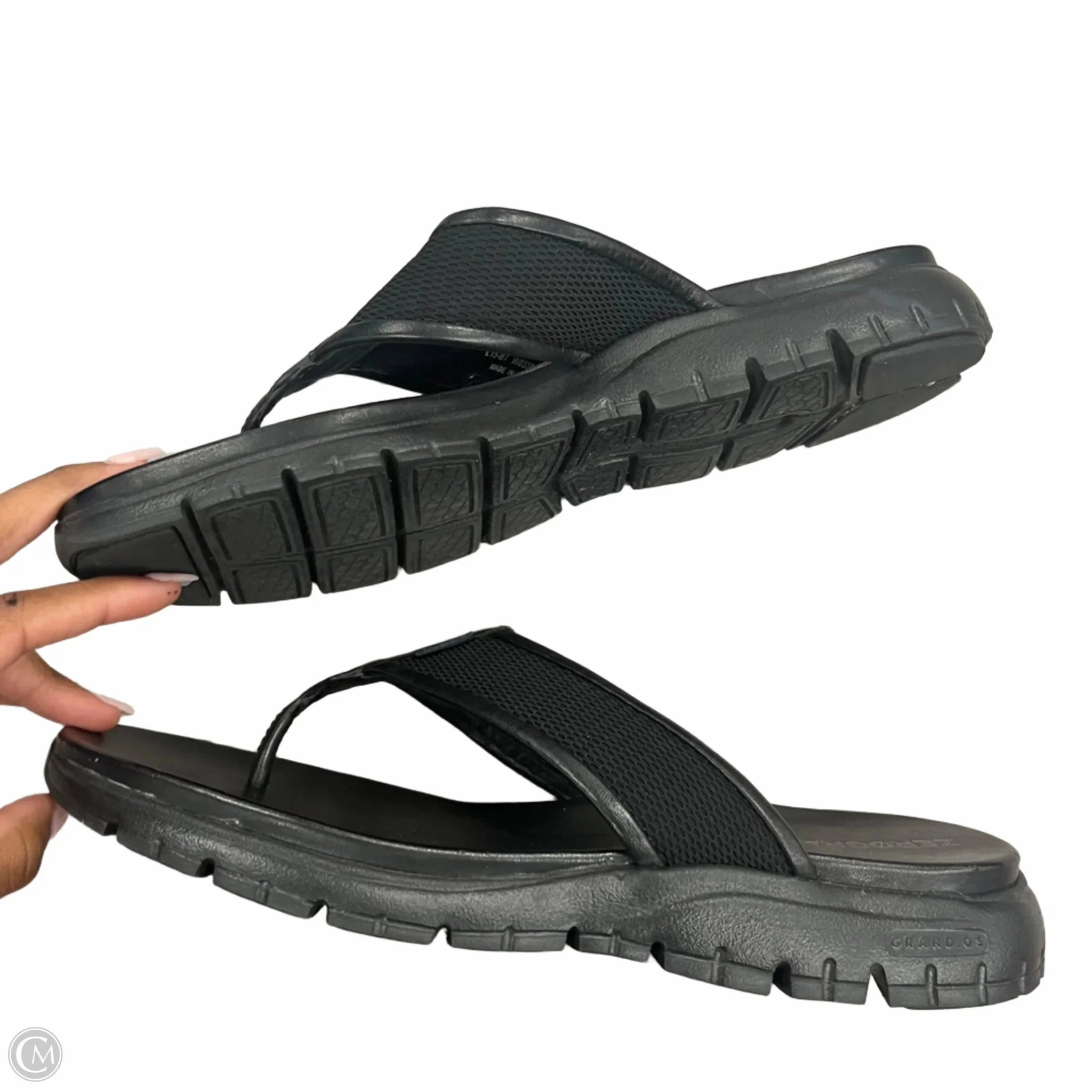 Sandals Heels Platform By Cole-haan In Black, Size: 10.5