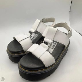 Sandals Heels Platform By Dr Martens In White, Size: 9