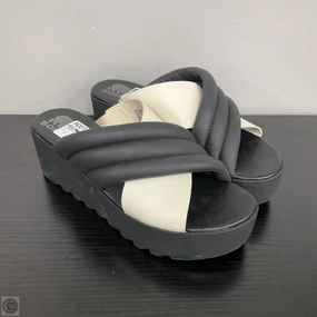 Sandals Heels Platform By Sorel In Black, Size: 8