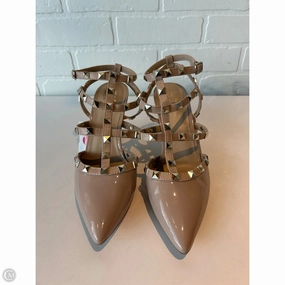 Sandals Heels Stiletto By Mix No 6 In Tan, Size: 8.5