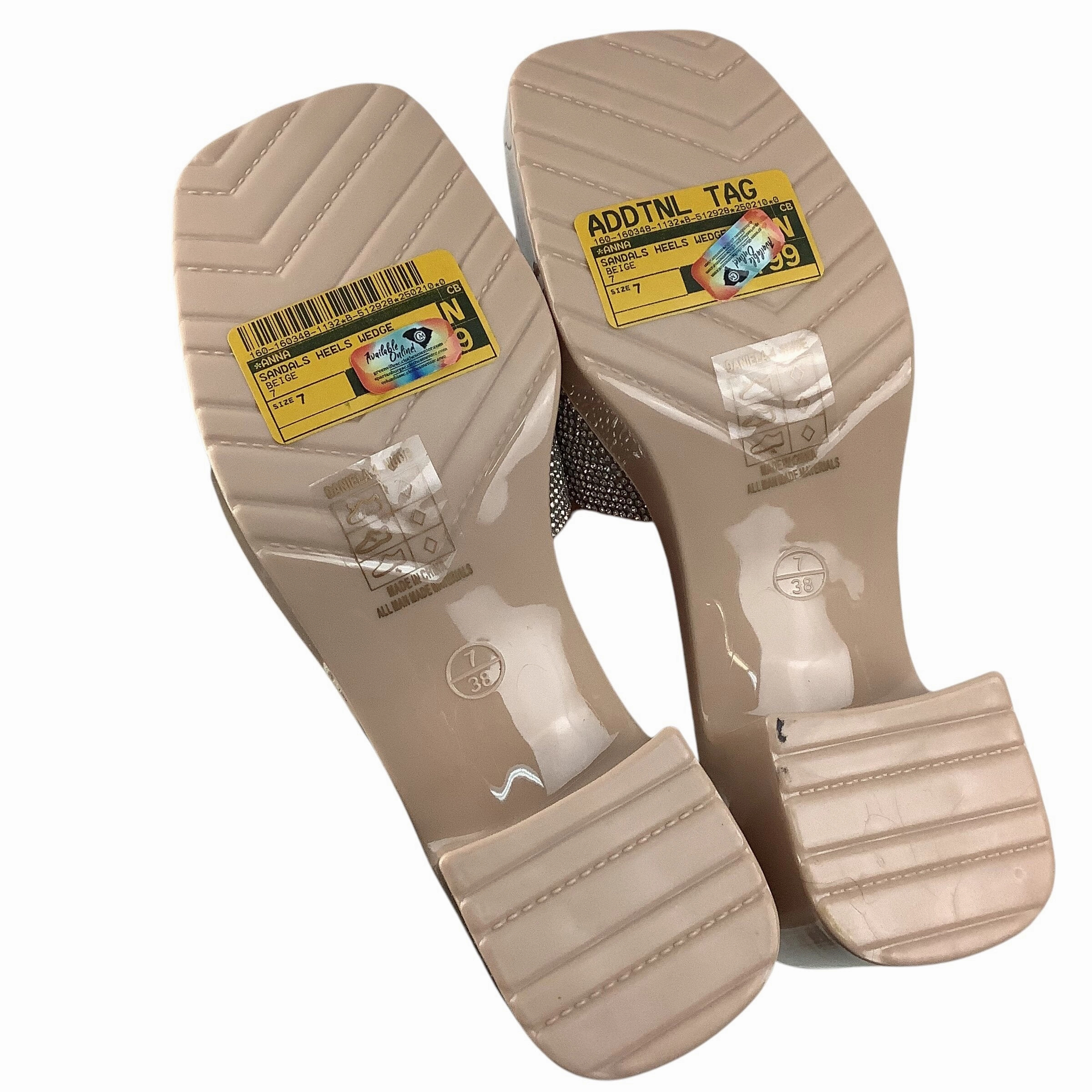 Sandals Heels Wedge By Anna  Size: 7